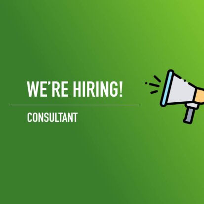 We're hiring! Consultant and Senior Consultant