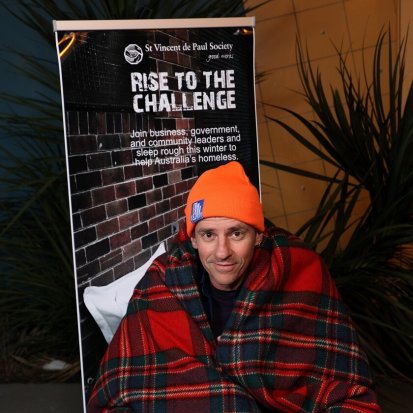 Andrew Rowe CEO Sleepout