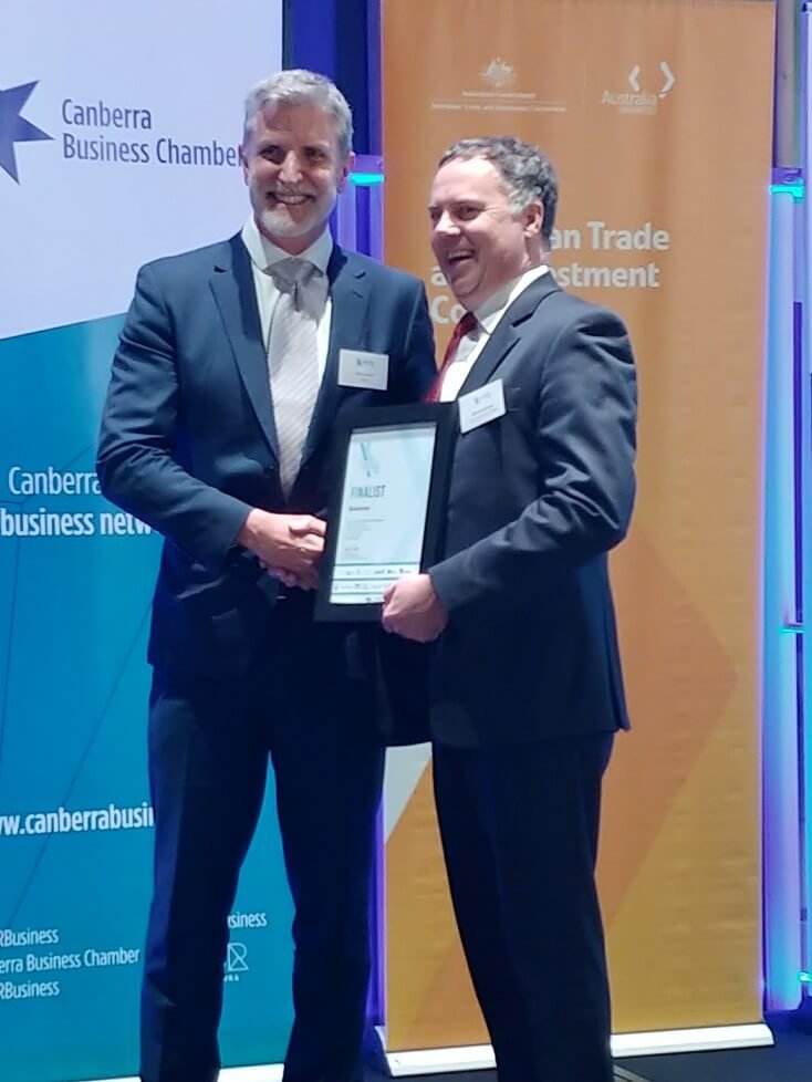 Kyle Accepting Award