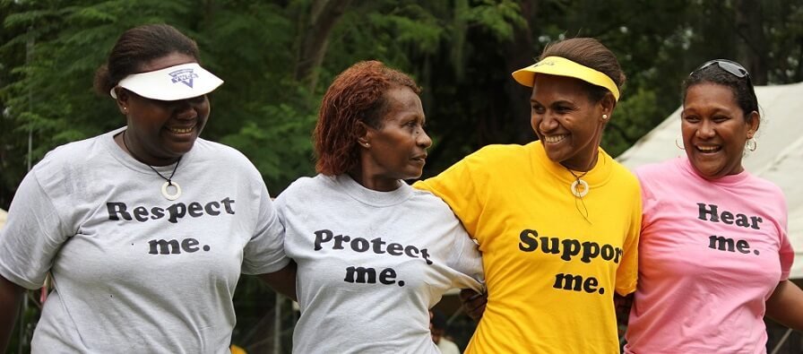 Solomon Islands YWCA march in Honiara