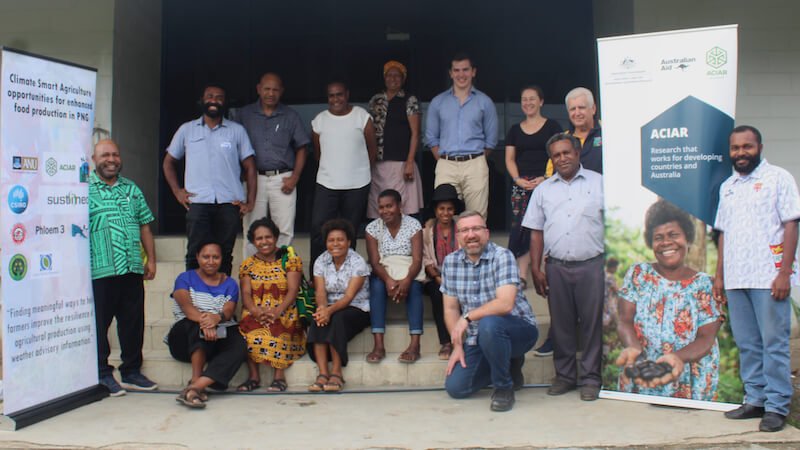 The project team. Photo: Samuel Toposona