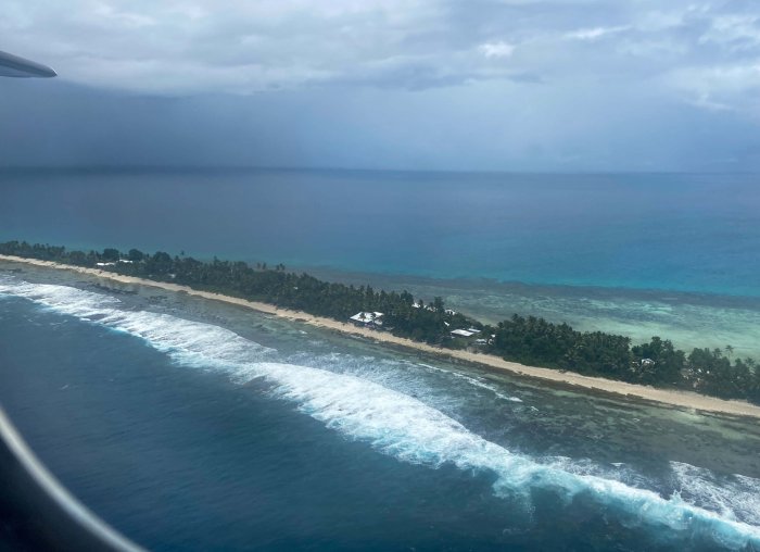 Tuvalu from the air