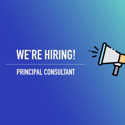 We're hiring! Principal Consultant