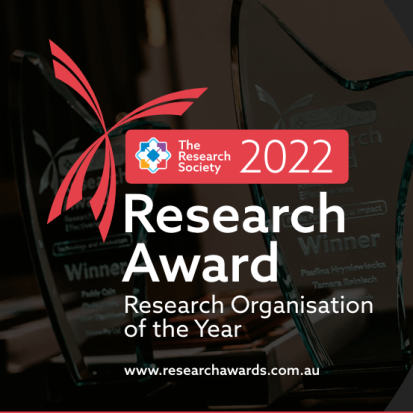 The Research Society 2022 Research Award for Research Organisation of the Year - Finalist: Sustineo